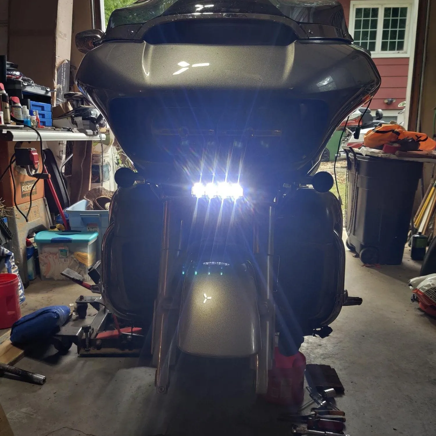 Eagle Lights 6" Generation II LED Projection Light Bar with Plug and Harness for 2015- Current Harley Davidson Road Glide Models