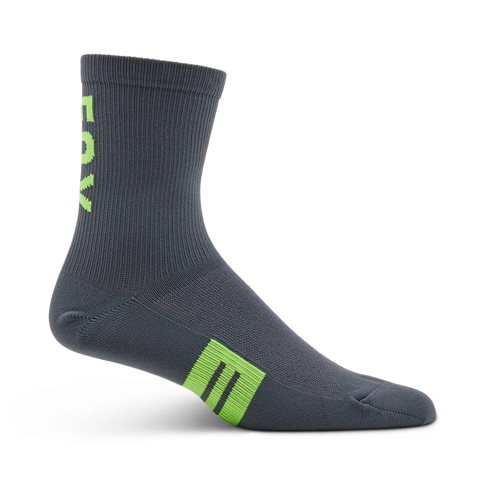 Fox 6 Inch Flexair Merino Socks - Dark Shadow