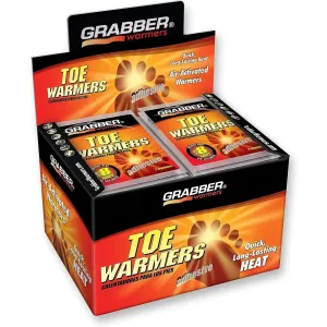 Grabber Toe Warmers 80 Warmers (40 Pairs)