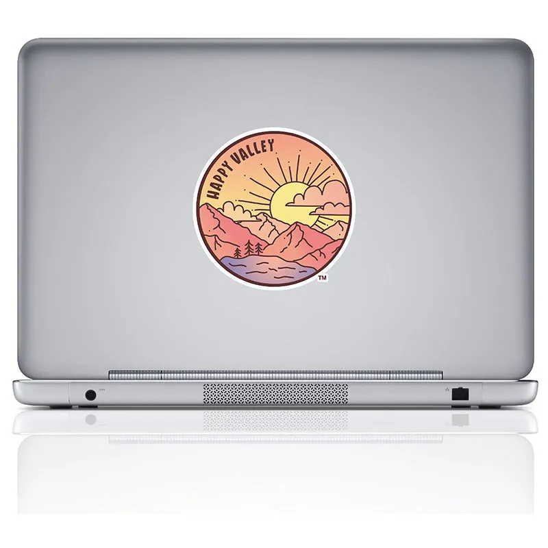 Happy Valley Circle Removable Decal Sticker