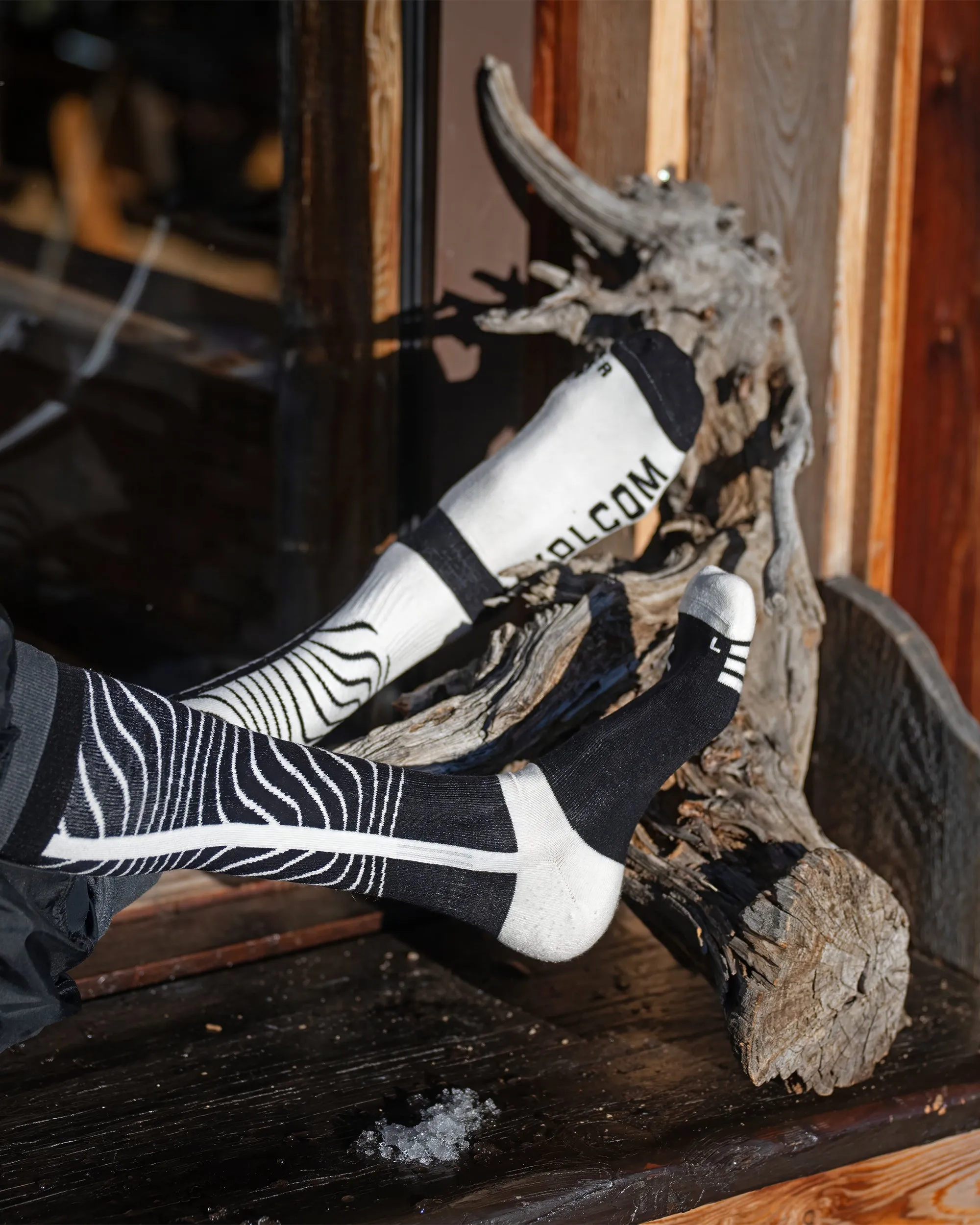 Heavy Over-The-Calf Socks - Black