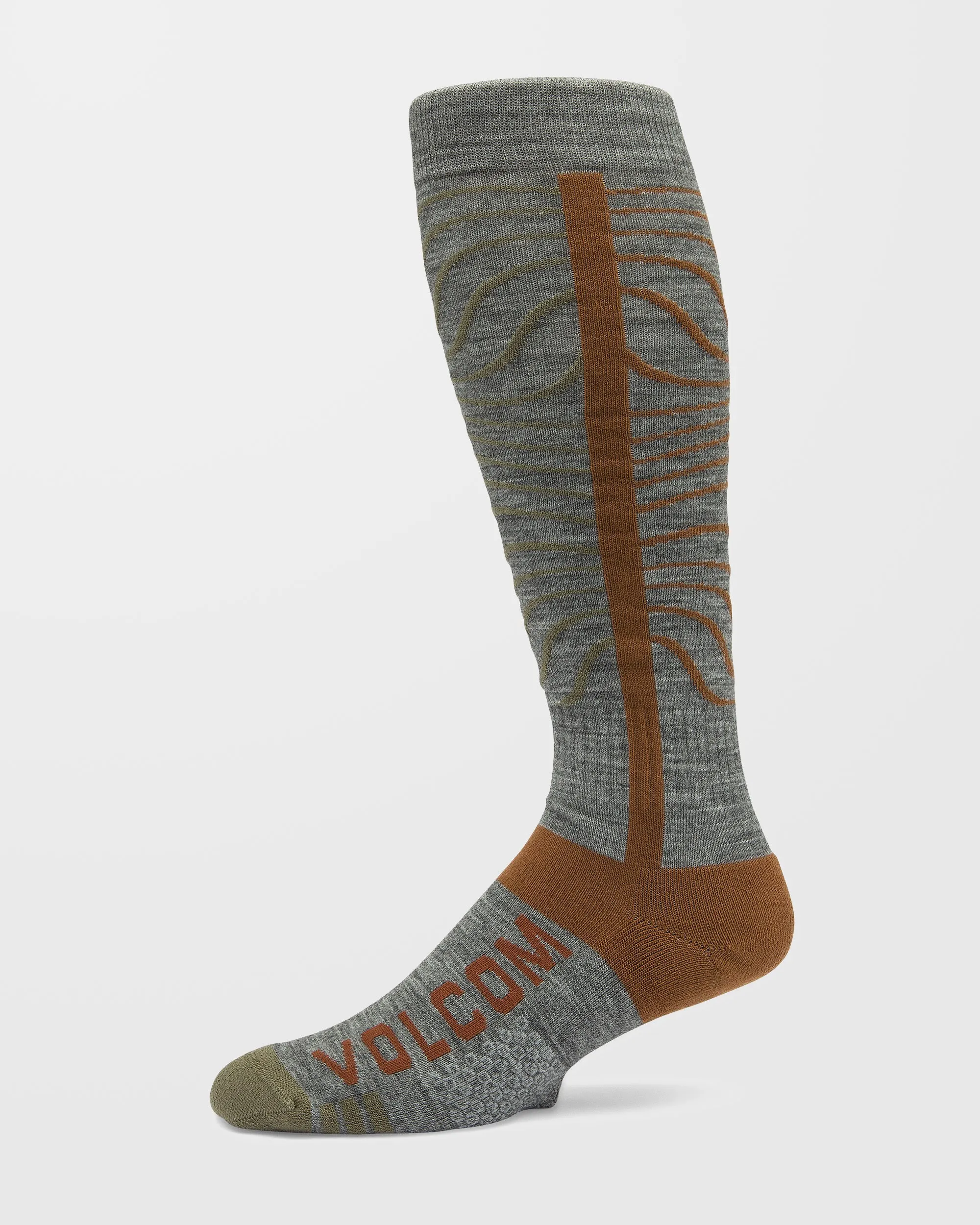 Heavy Over-The-Calf Socks - Heather Grey