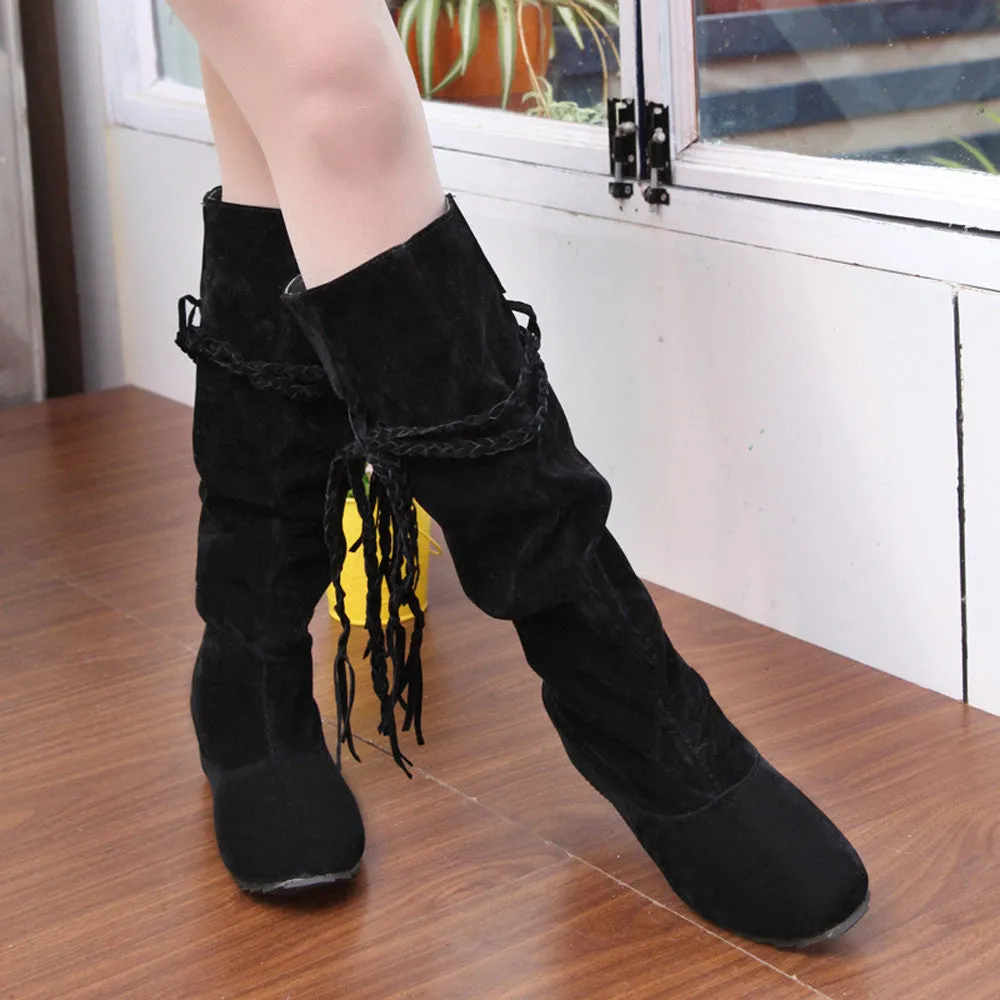 Heighten Platforms Thigh High Tessals Boots