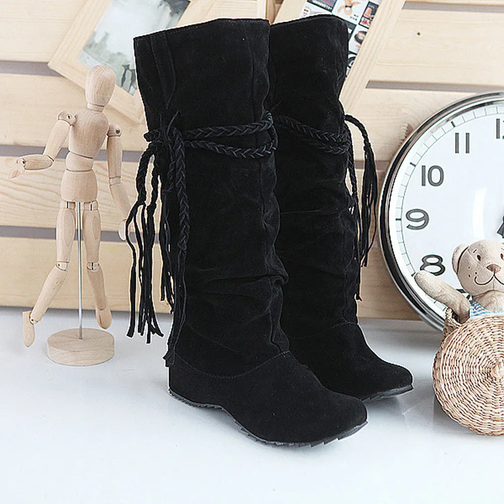 Heighten Platforms Thigh High Tessals Boots