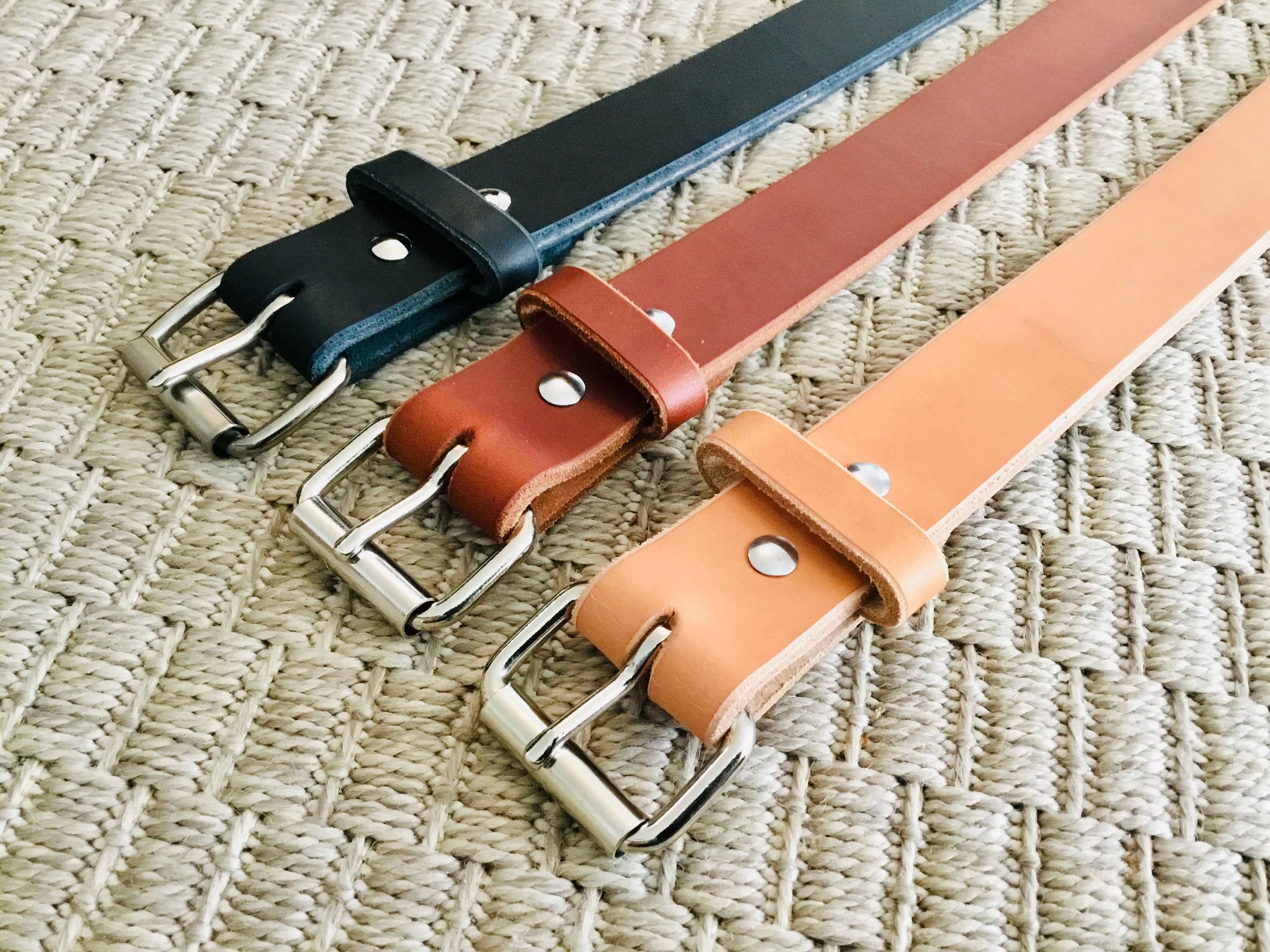 Hollis Heavy Duty Leather Work/Gun Belt