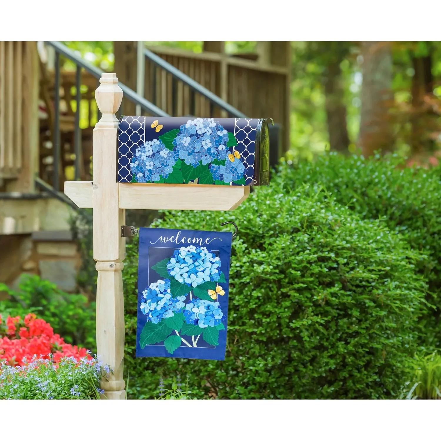 Hydrangea Blossoms Mailbox Cover,56762