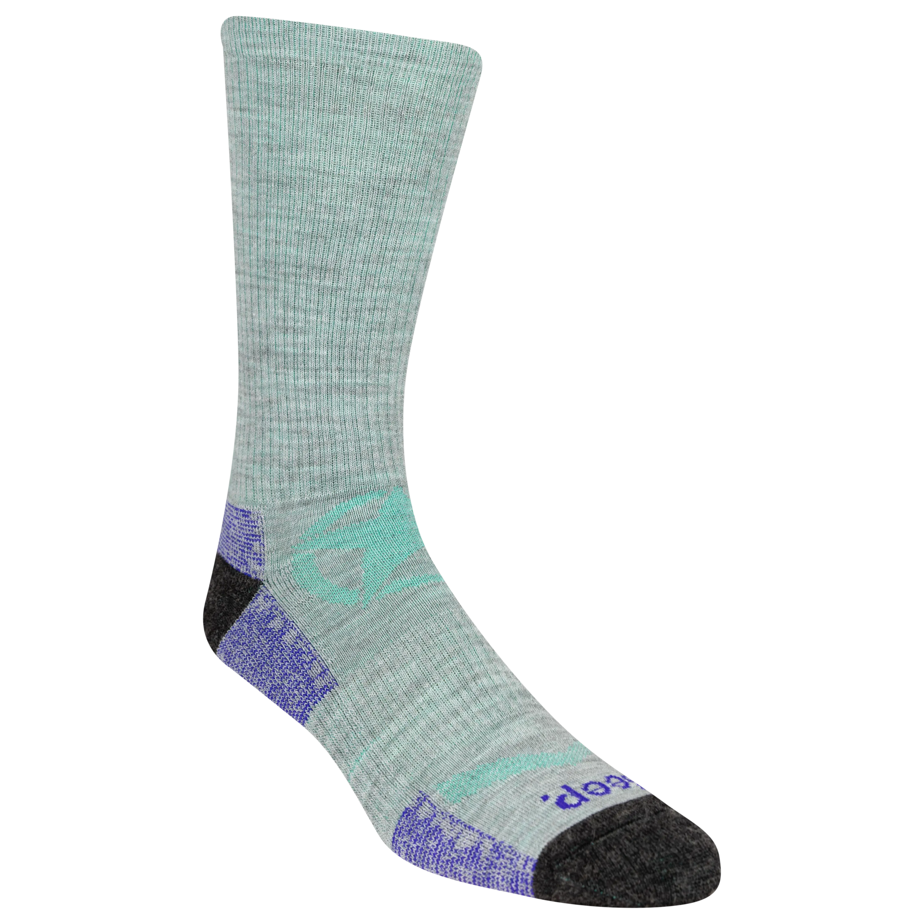 Jeep® Women's Wool Blend Logo Crew Socks - Breathable Comfort