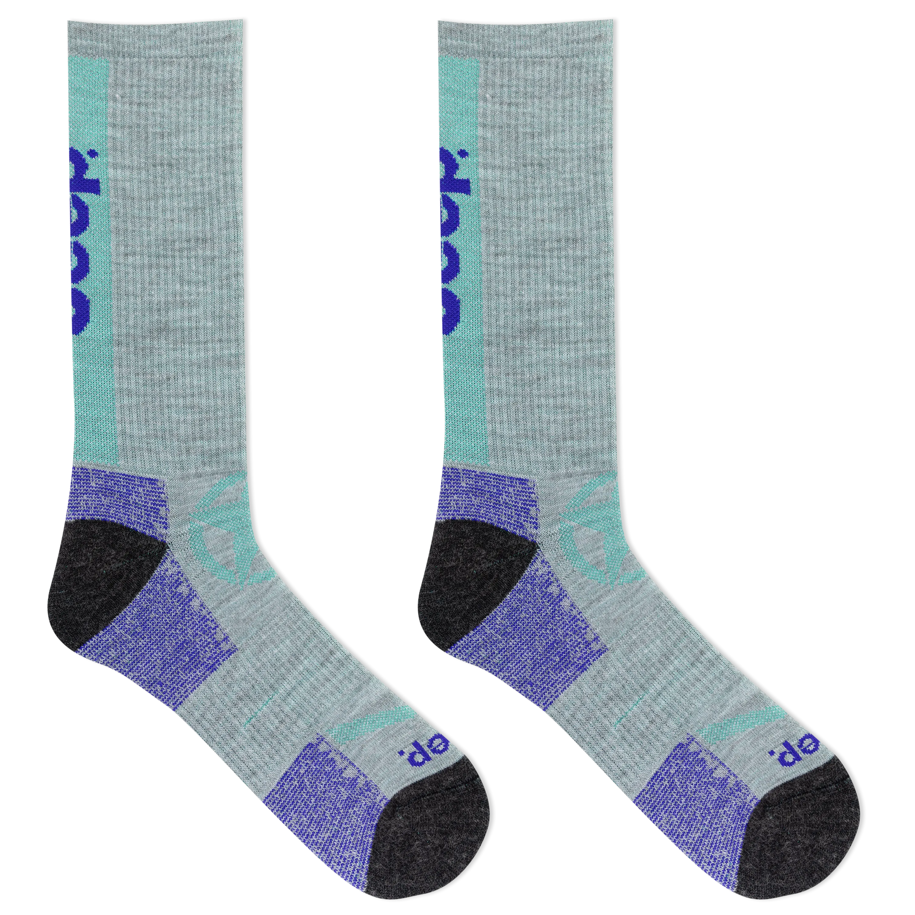 Jeep® Women's Wool Blend Logo Crew Socks - Breathable Comfort