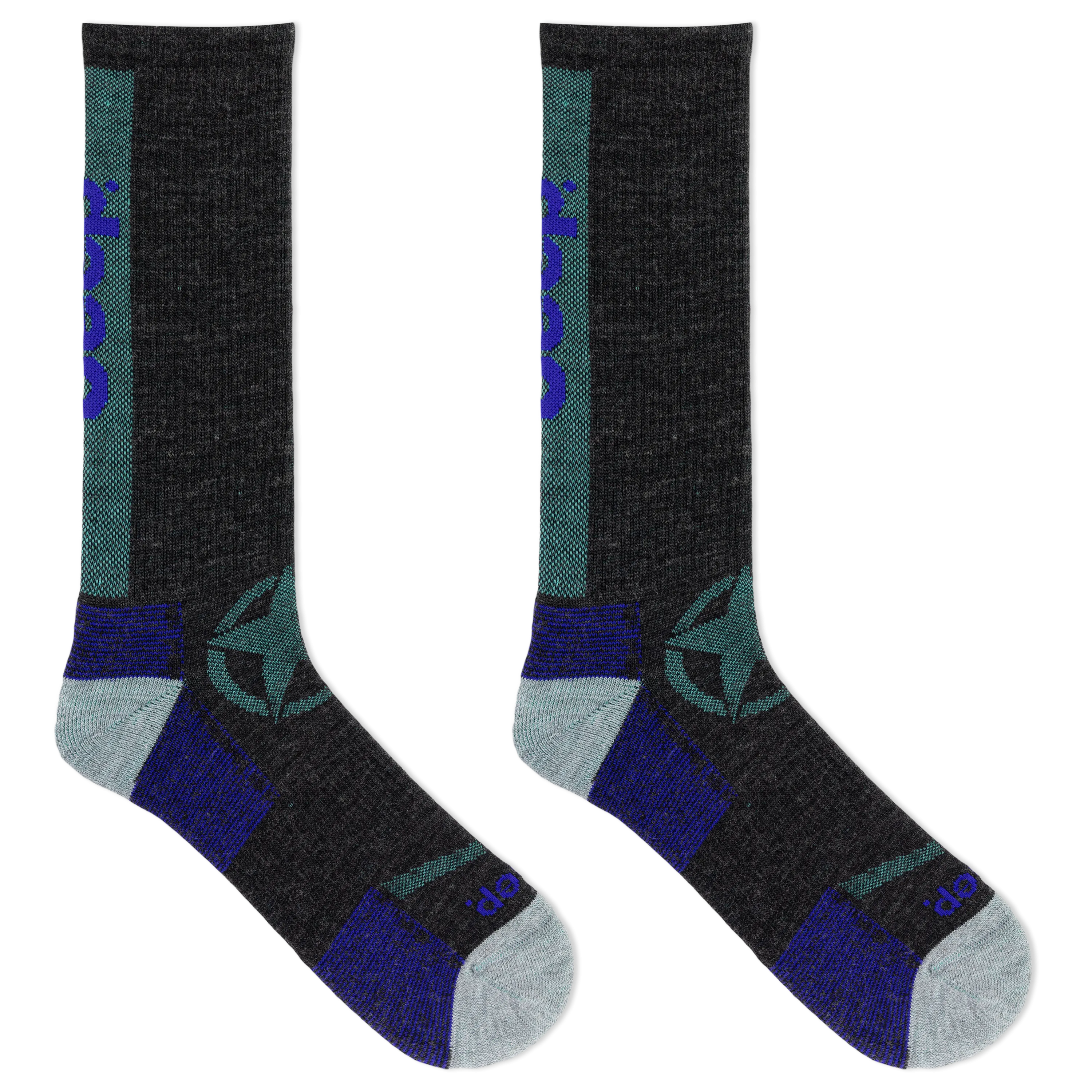 Jeep® Women's Wool Blend Logo Crew Socks - Breathable Comfort