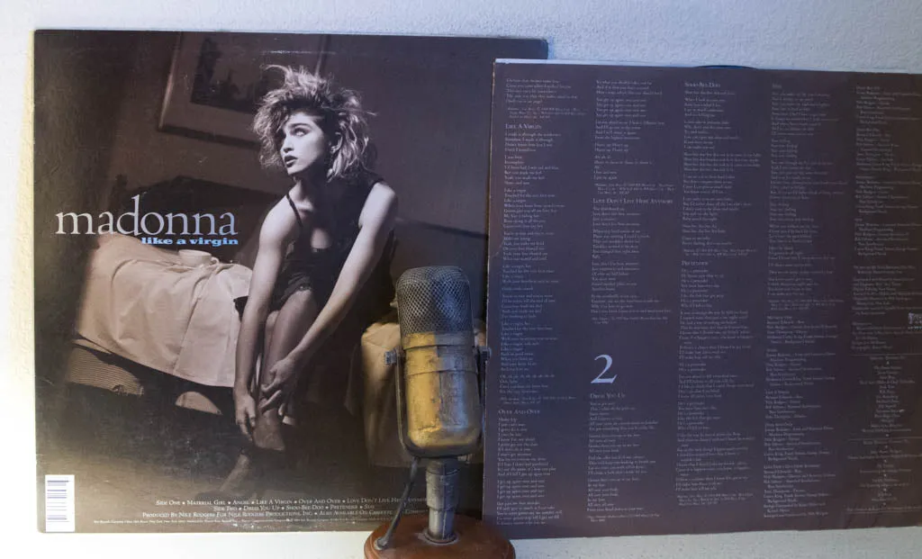 Madonna "Like A Virgin" 1980's Pop Dance Rock (1984 Sire)