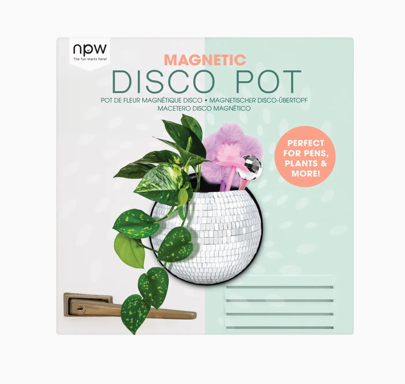 Magnetic Disco Ball | Plant Pot or Pen Holder