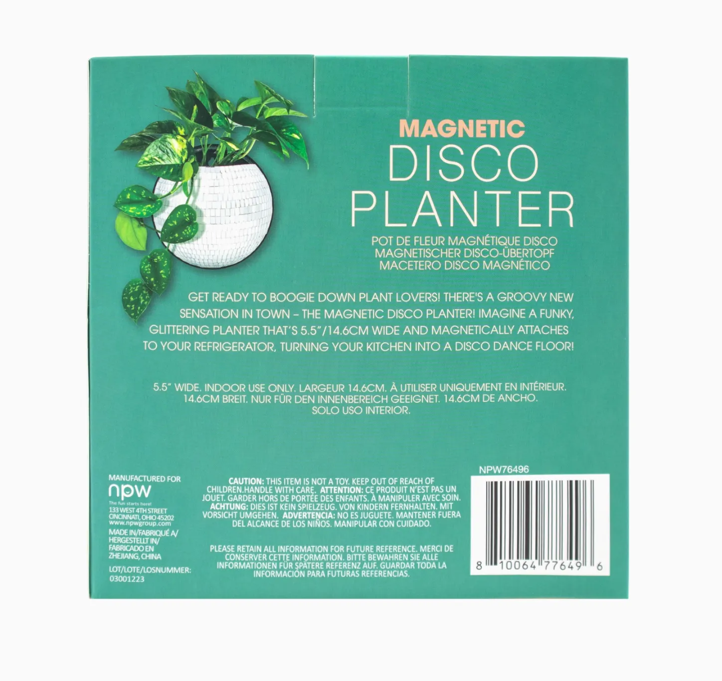 Magnetic Disco Ball | Plant Pot or Pen Holder