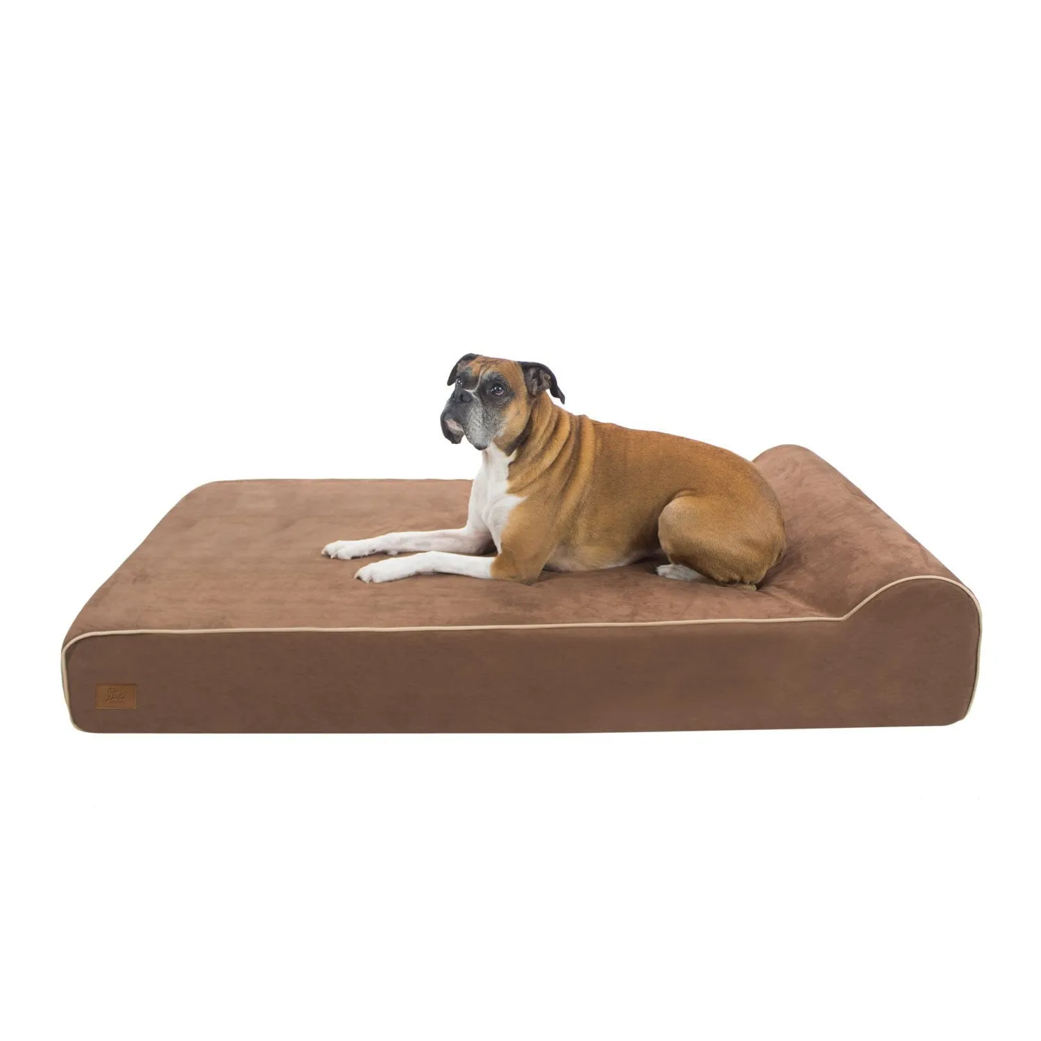 Memory Foam Dog Bed with Machine Washable Microfiber Slipcover