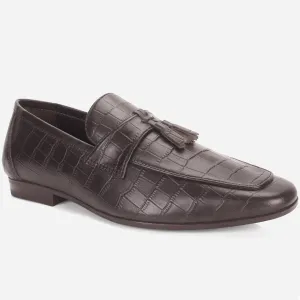 Men "KEITH" Leather Formal Dress Slip-On Shoes