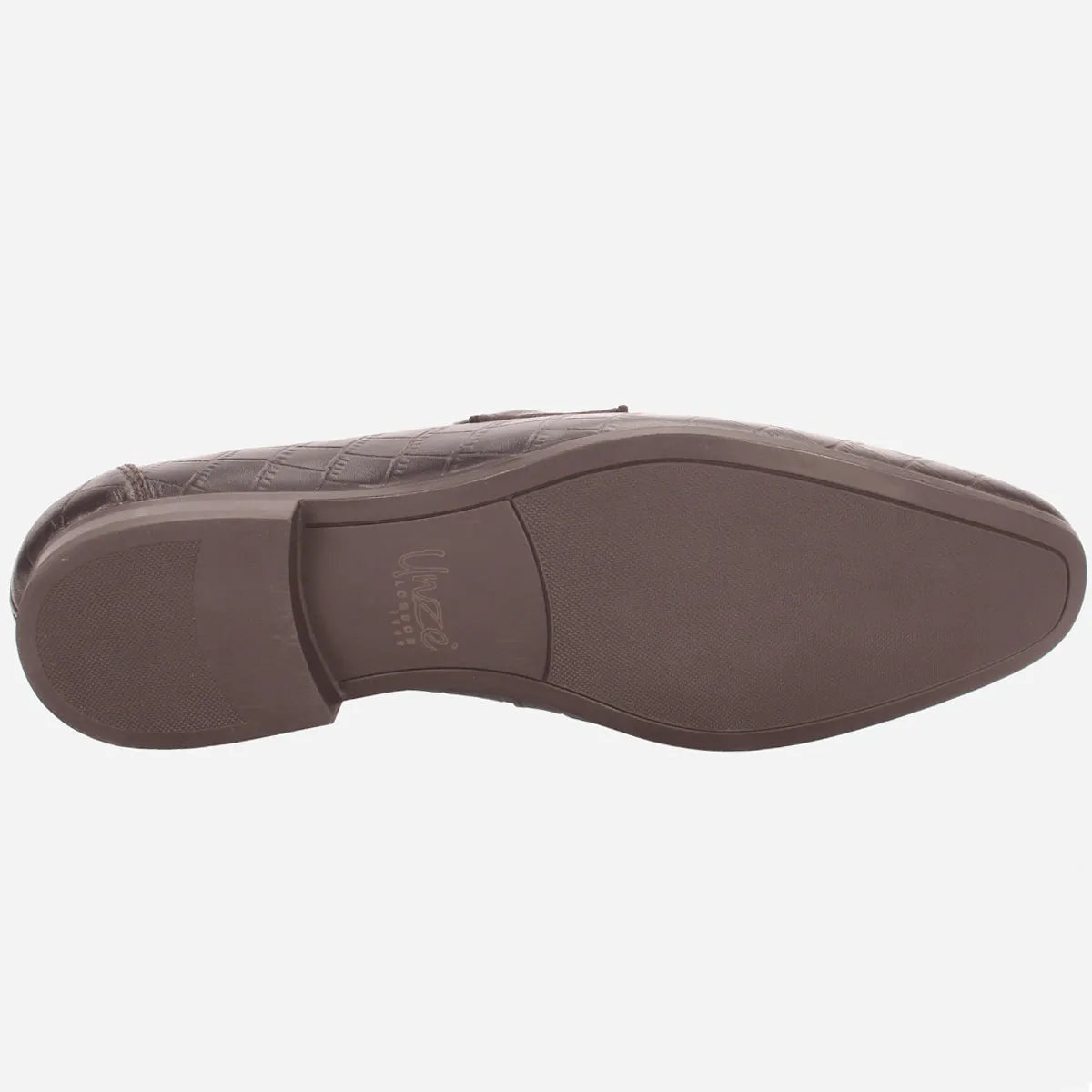 Men "KEITH" Leather Formal Dress Slip-On Shoes
