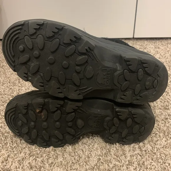 Men's Sorel Winter Boots Black &quot;Antarctic&quot; SZ 9