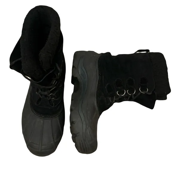 Men's Sorel Winter Boots Black &quot;Antarctic&quot; SZ 9