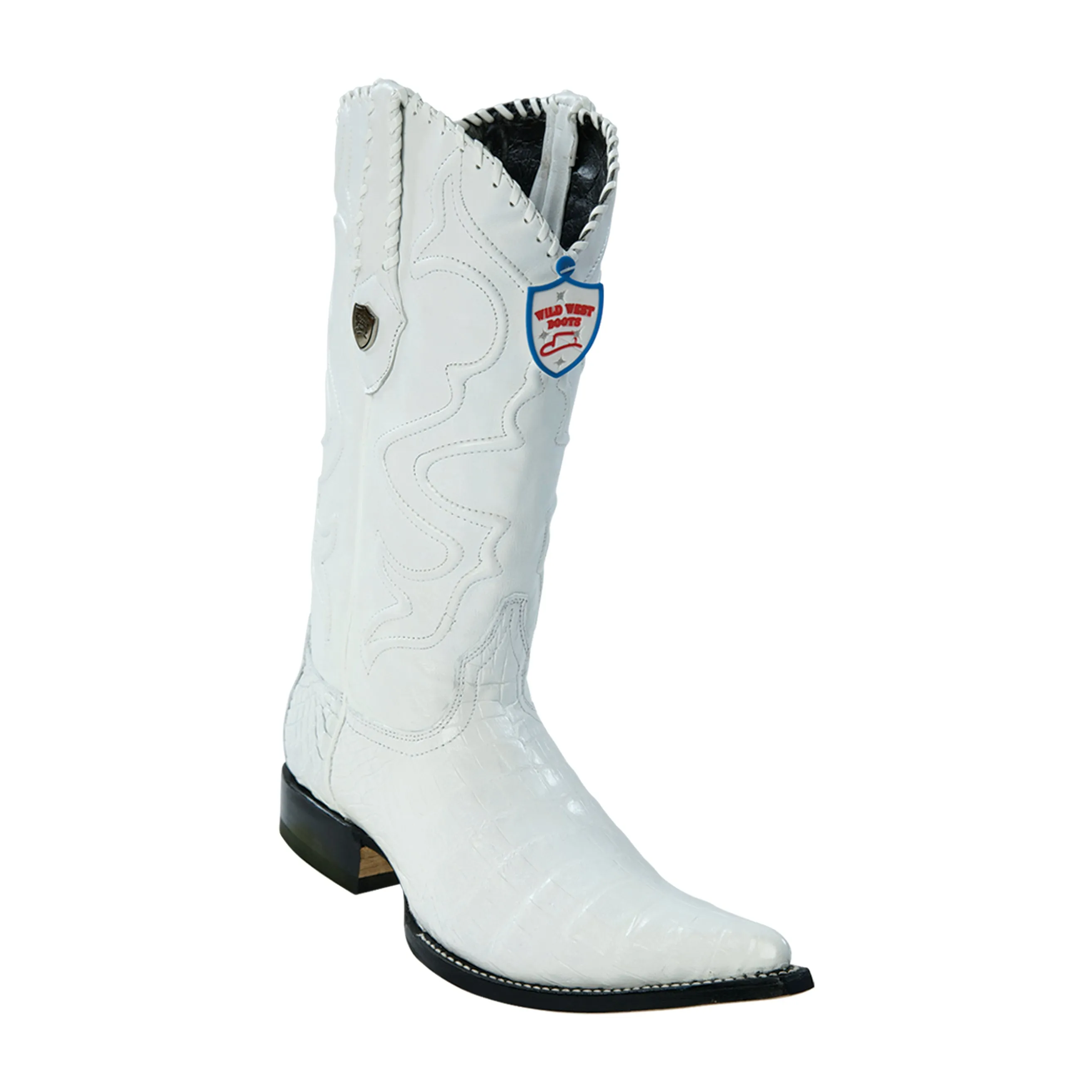 Men's Wild West Caiman Belly Boots 3x Toe