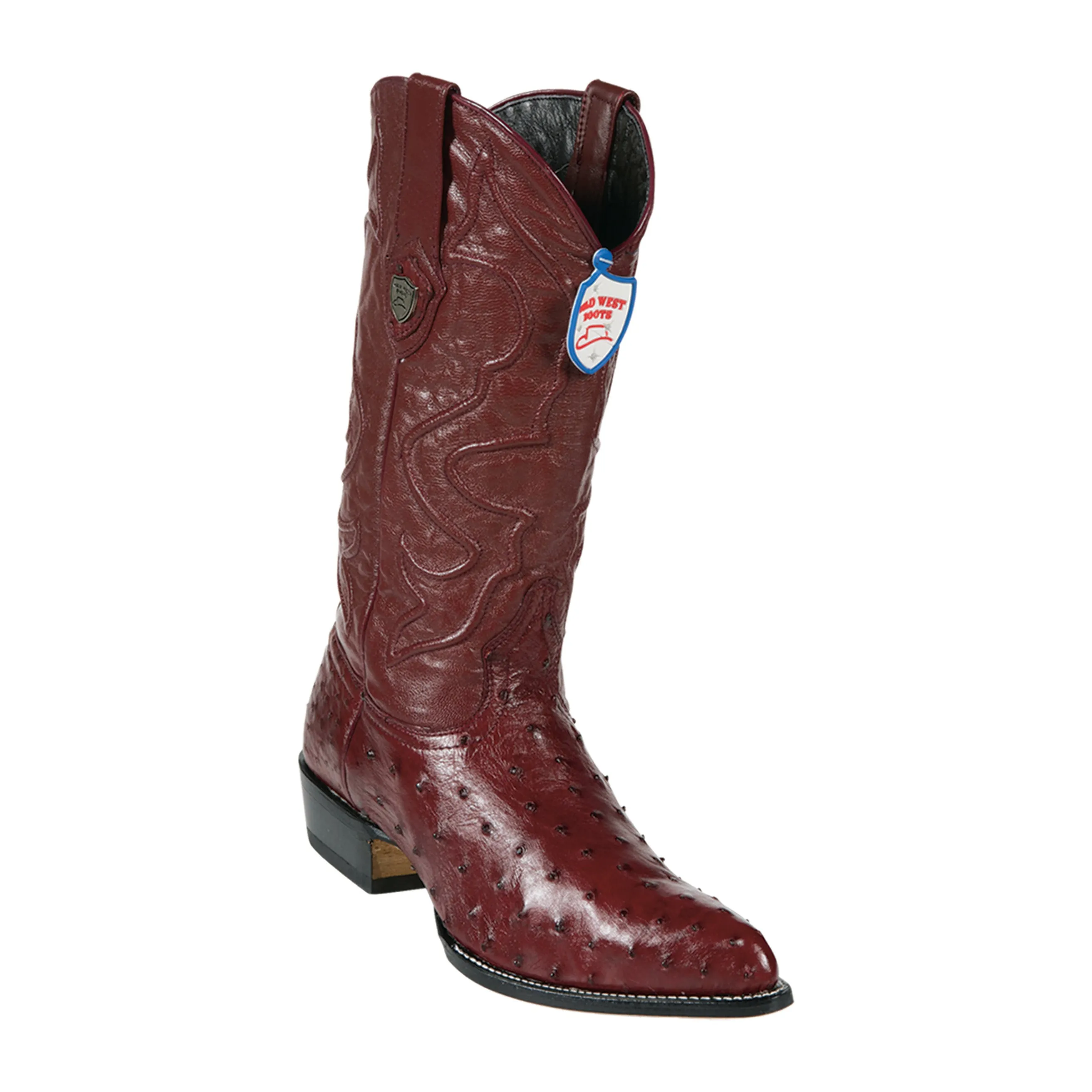 Men's Wild West Ostrich Boots J Toe