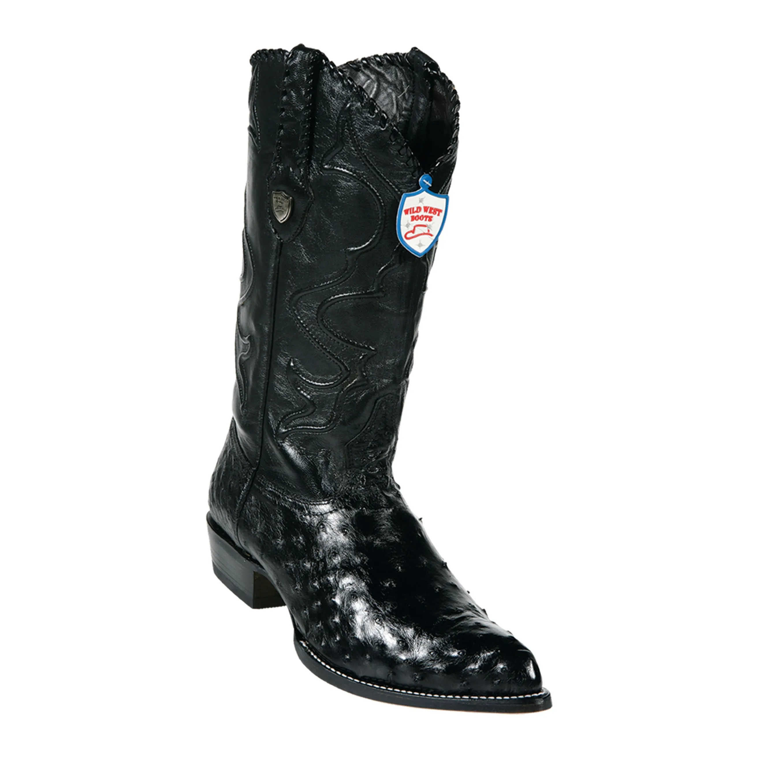 Men's Wild West Ostrich Boots J Toe