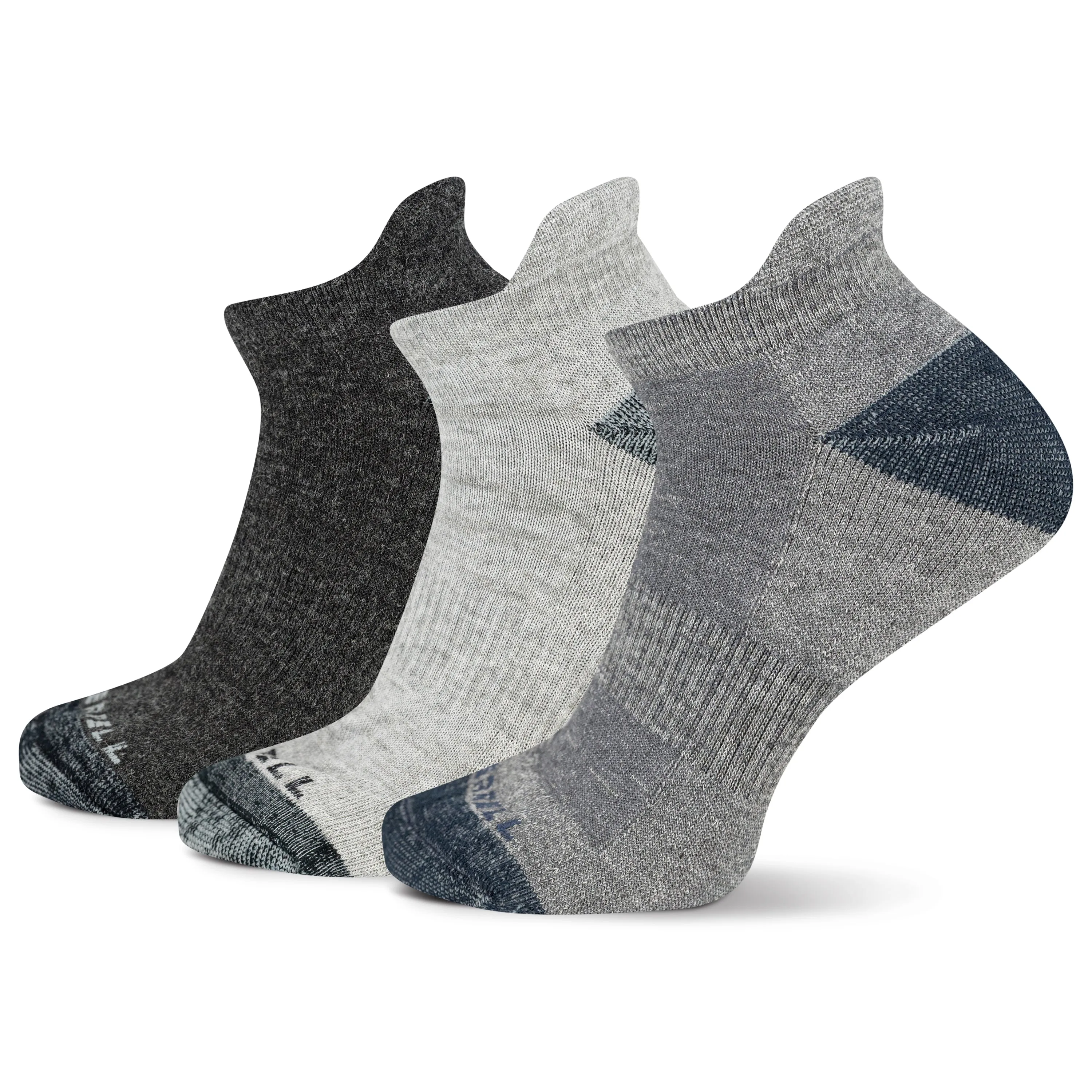 Merrell Wool Everyday Tab Sock, 3 Pair Pack