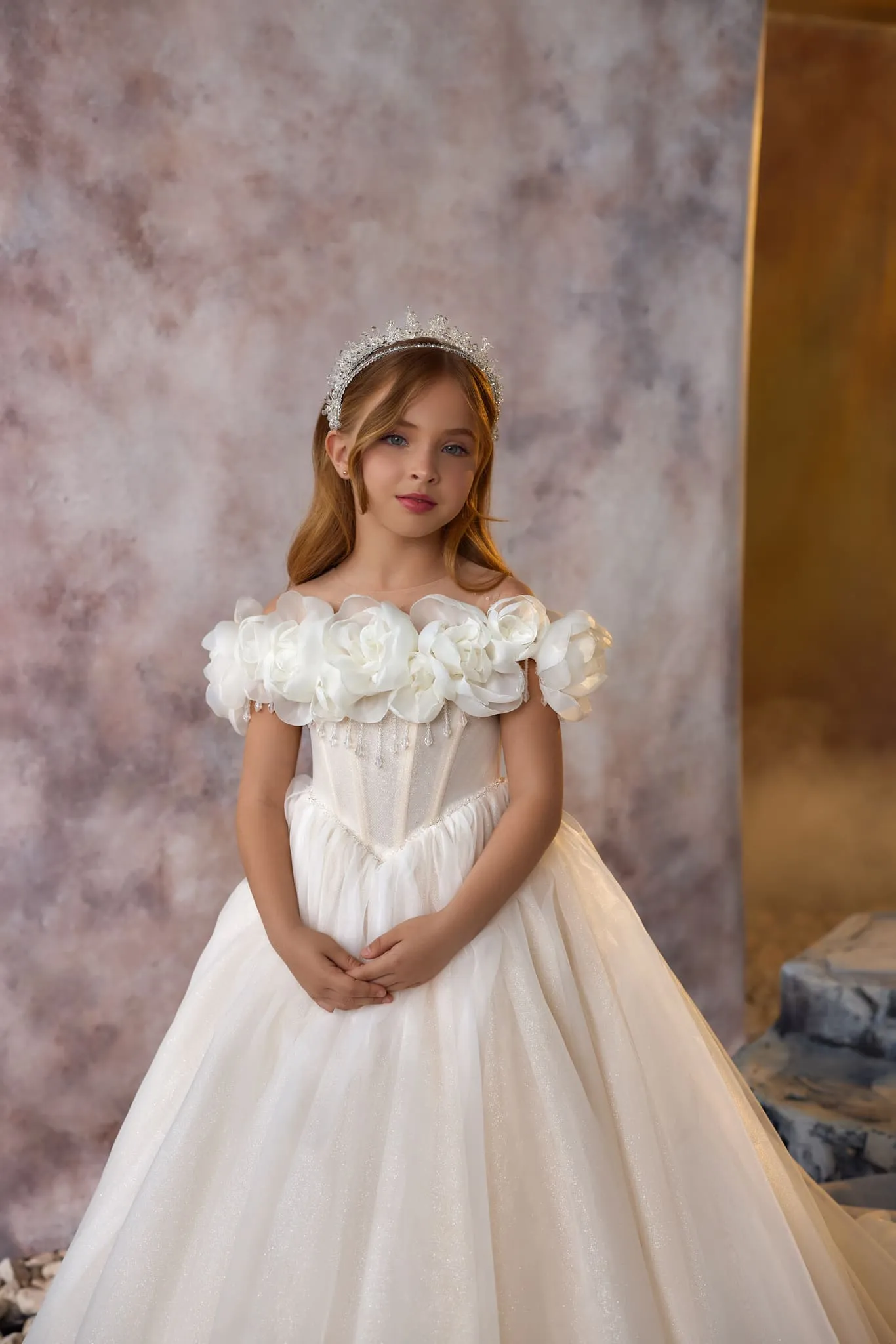 Modern Magnolia Communion Dress