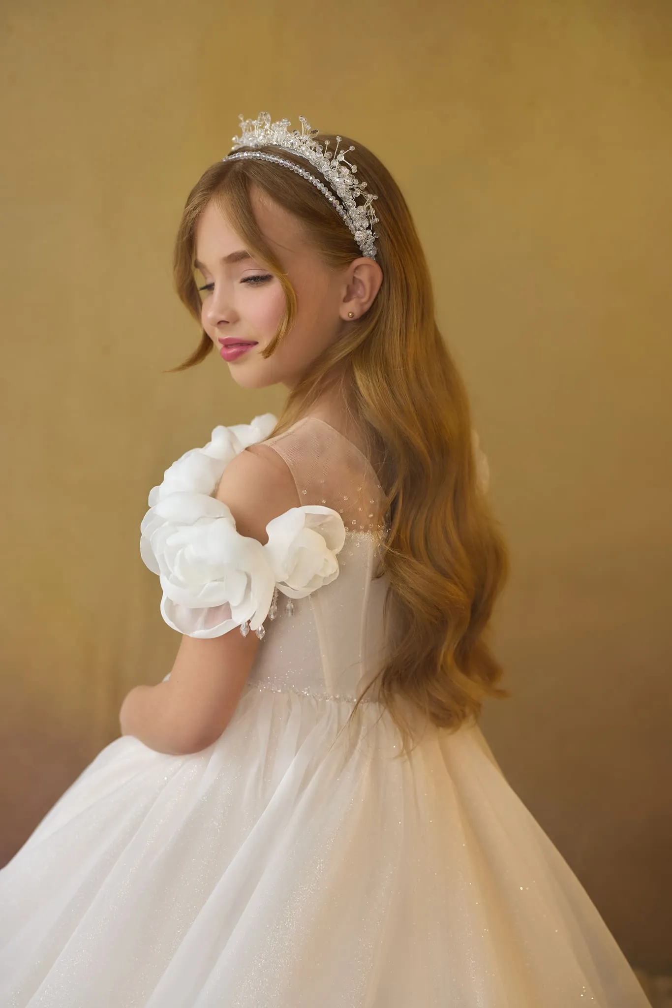 Modern Magnolia Communion Dress