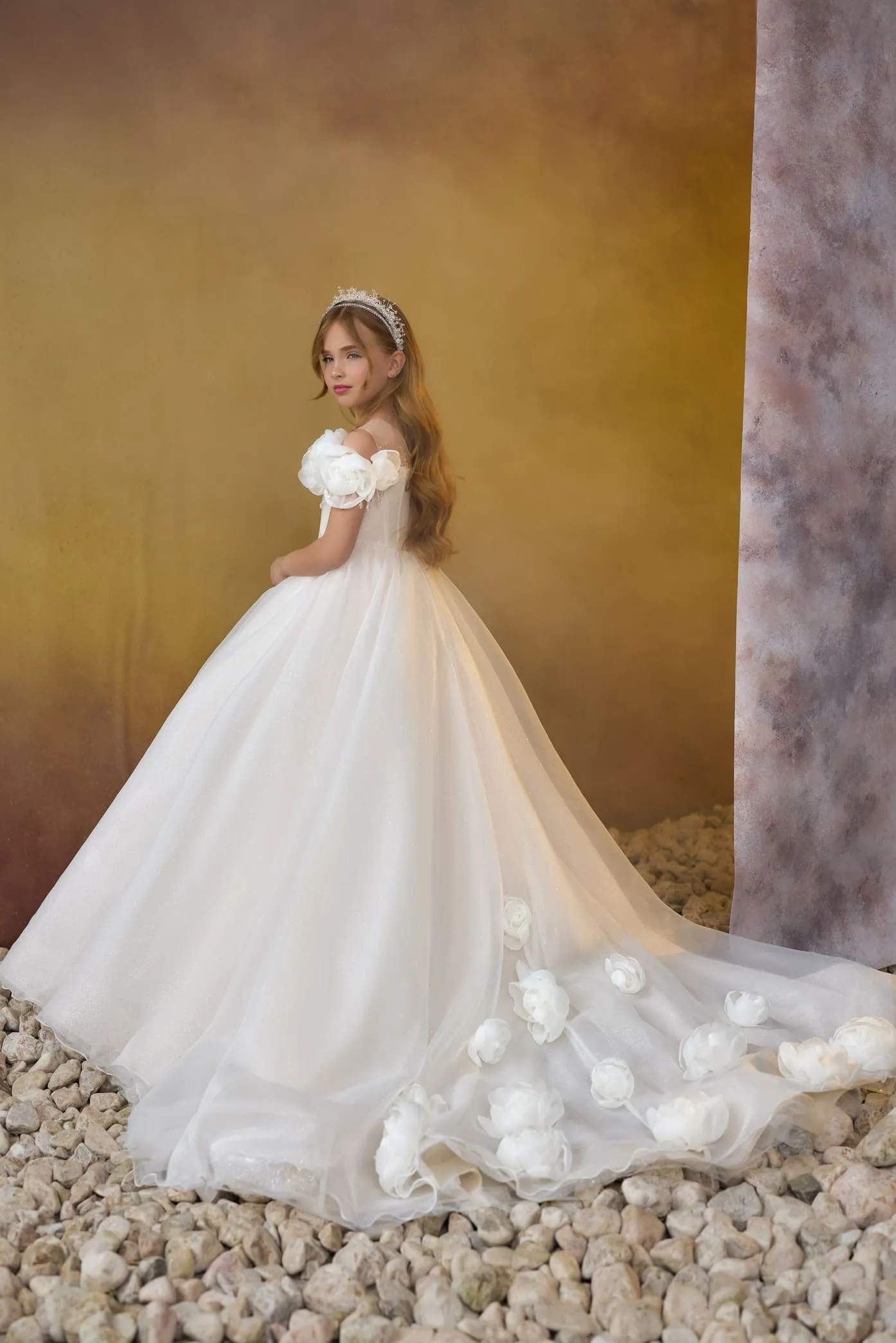 Modern Magnolia Communion Dress
