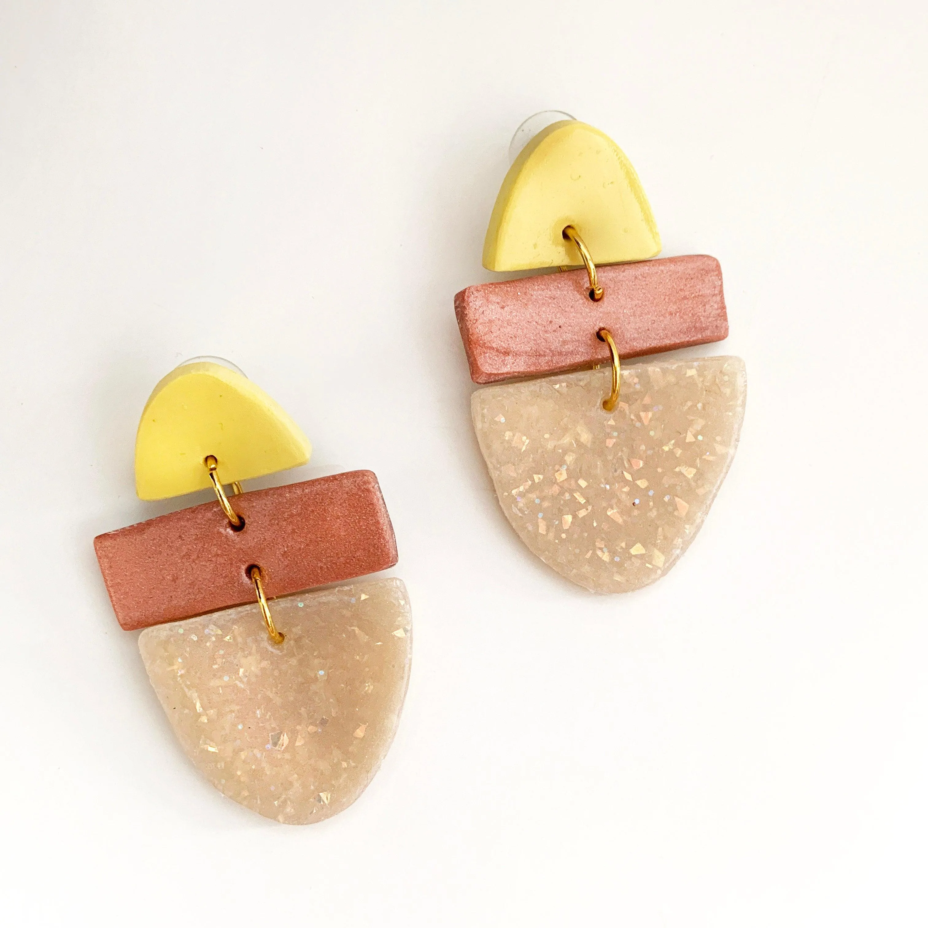 Multicolour Polymer Clay Earrings | Hughsie Exclusive Collective