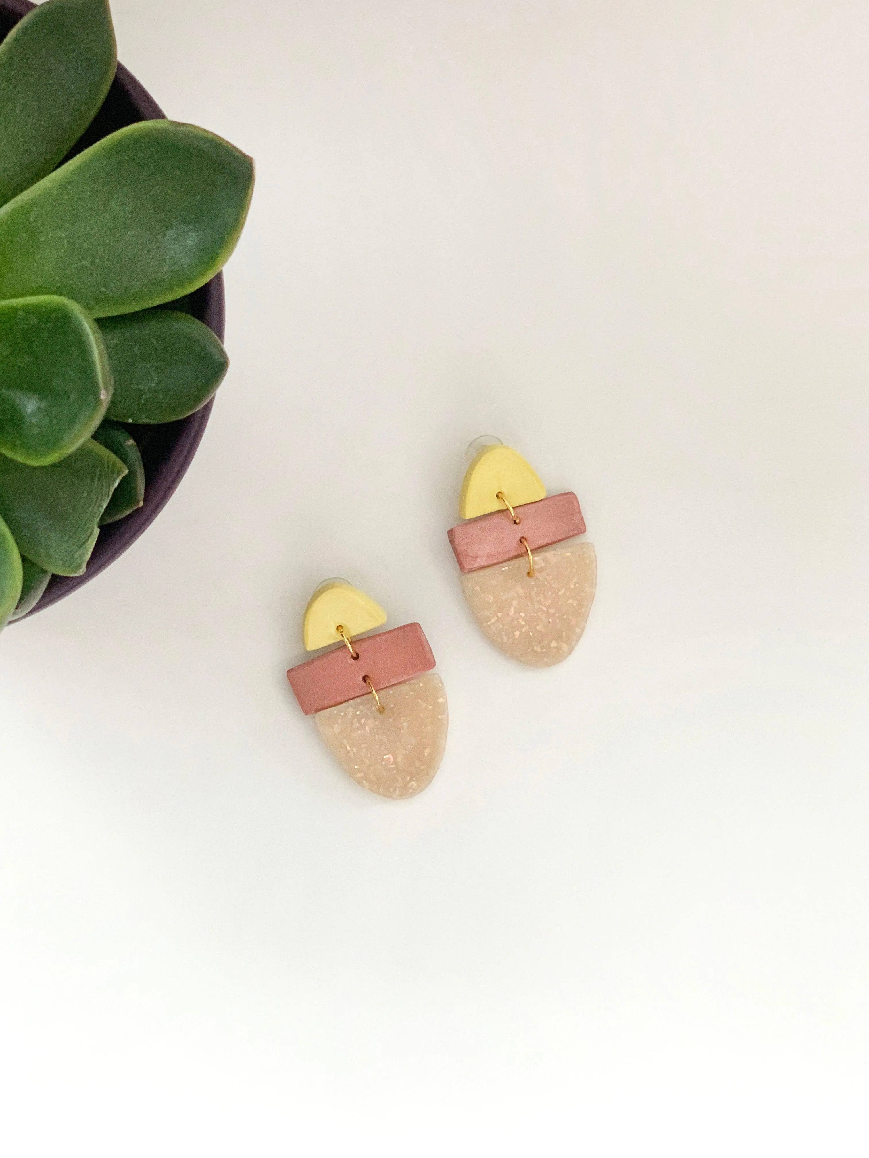 Multicolour Polymer Clay Earrings | Hughsie Exclusive Collective