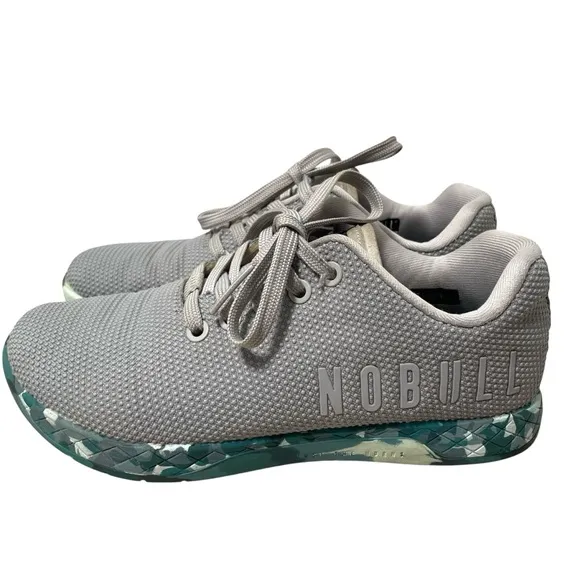 Nobull SuperFabric Trainer Shoes Gray Green Unisex