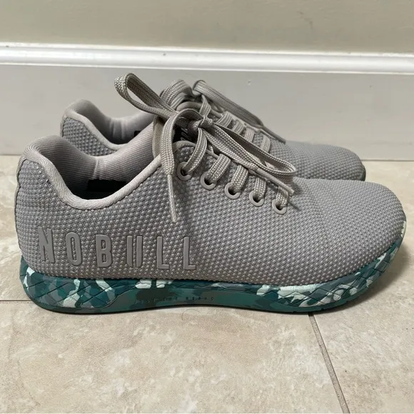 Nobull SuperFabric Trainer Shoes Gray Green Unisex
