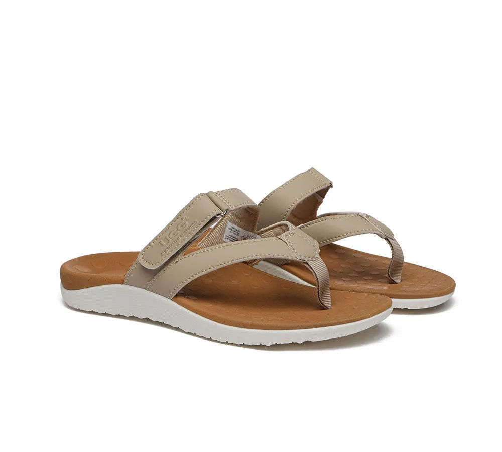 Orthotic Thongs Arch Support Hook And Loop Adjustable Straps