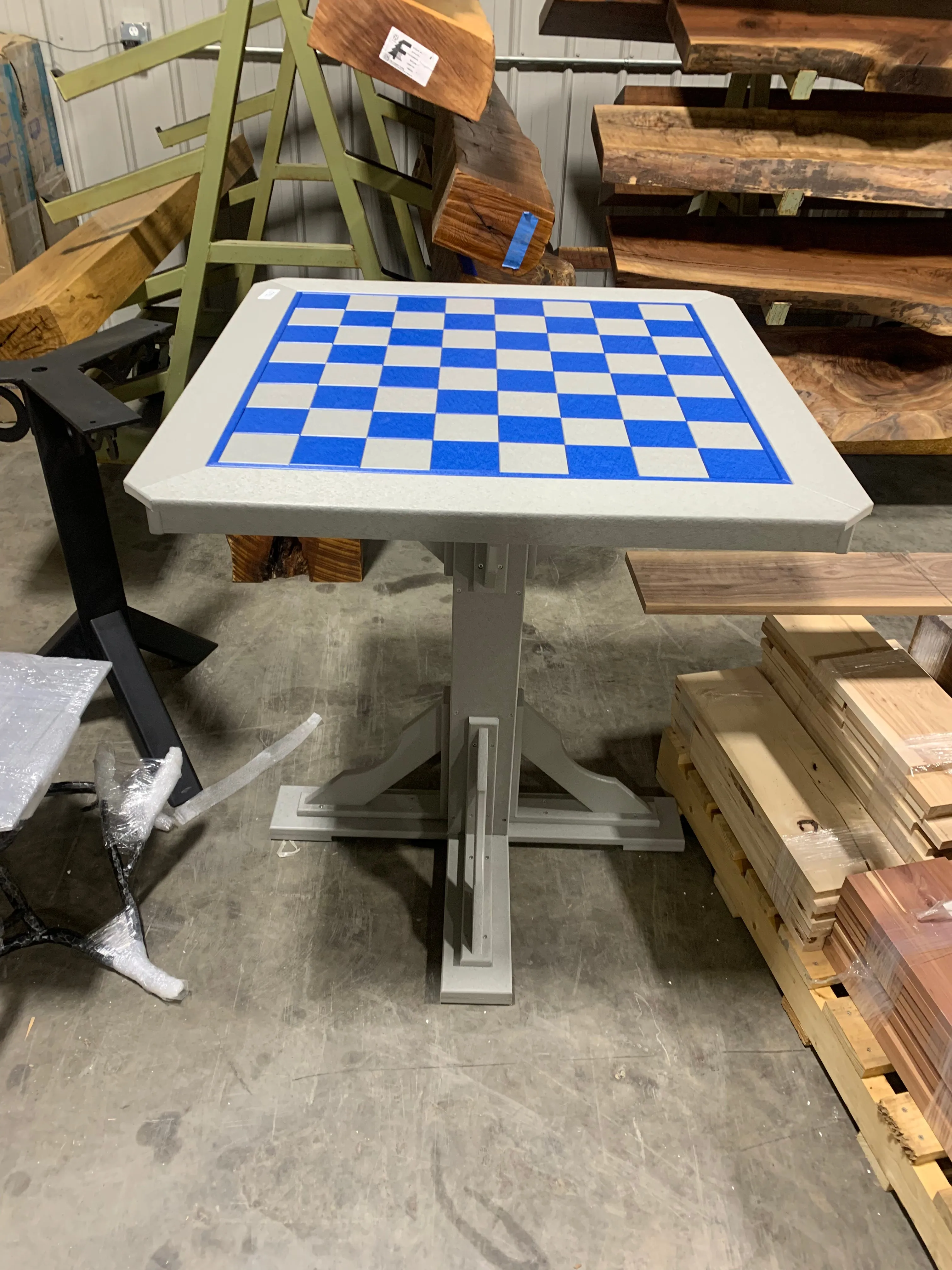 Outdoor Checker Table