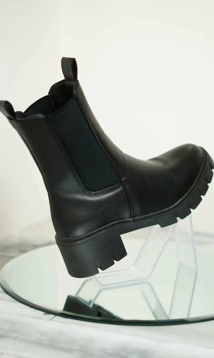PAULA  BLACK BOOTS