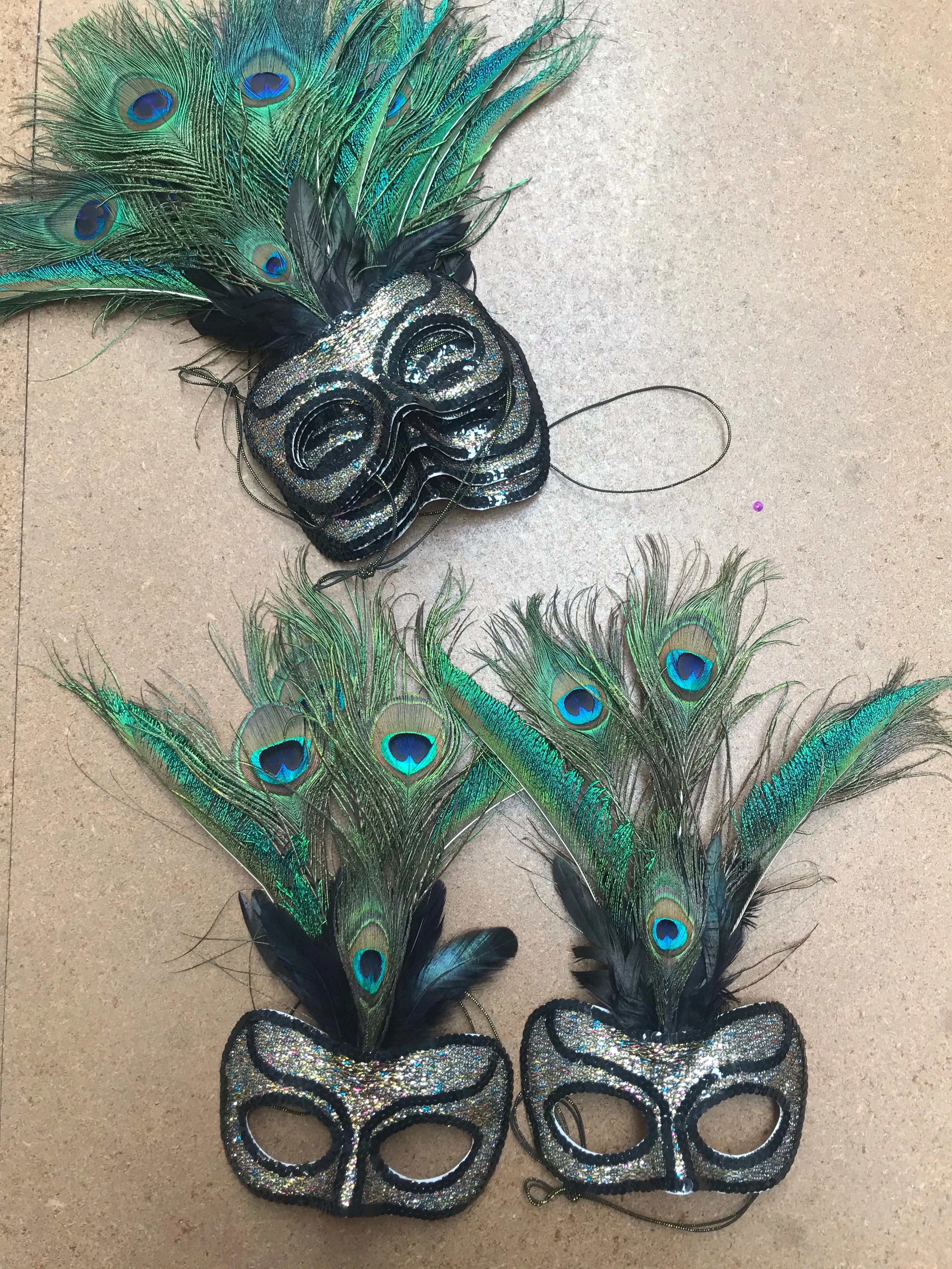 Peacock Face Mask