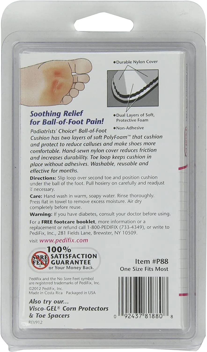 Pedifix Ball-of-Foot Cushion