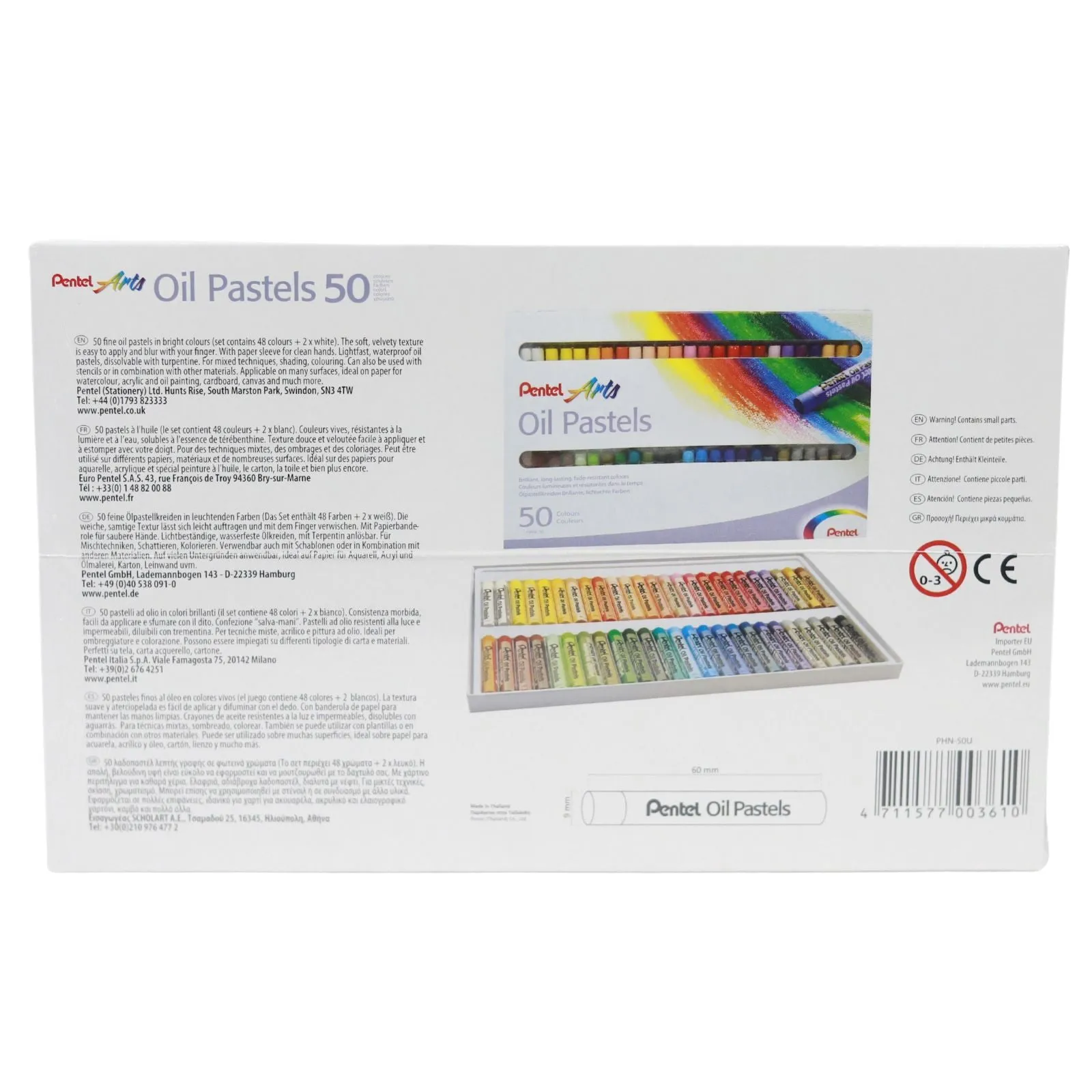 Pentel Arts - 50 Oil Pastels