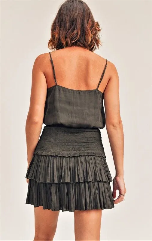Reset Olive Crop Top