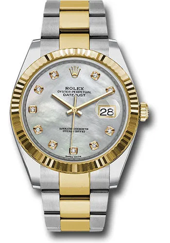 Rolex Steel 18k RG Datejust 41mm #126333 mdo