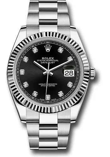 Rolex Steel 18k WG Datejust 41mm #126334 bkdo