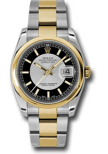 Rolex Steel and Yellow Gold Datejust-36mm #116203