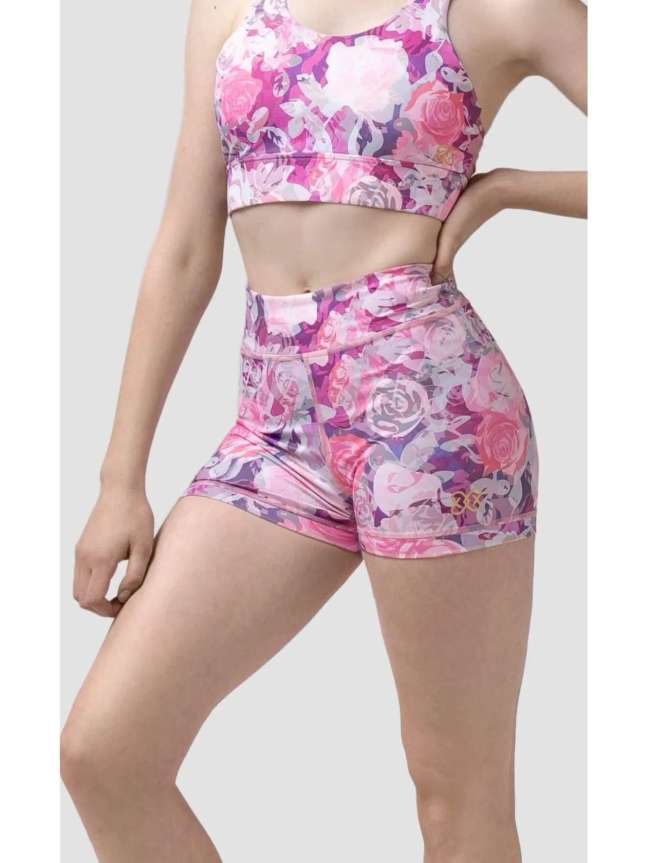 Rosette Shorts - Pink CLEARANCE