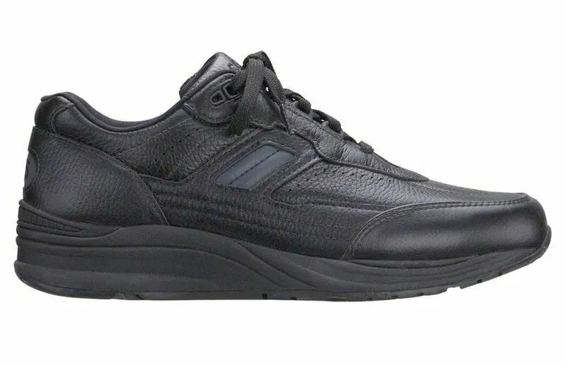 SAS Men's Journey Black Leather Orthopedic Sneaker
