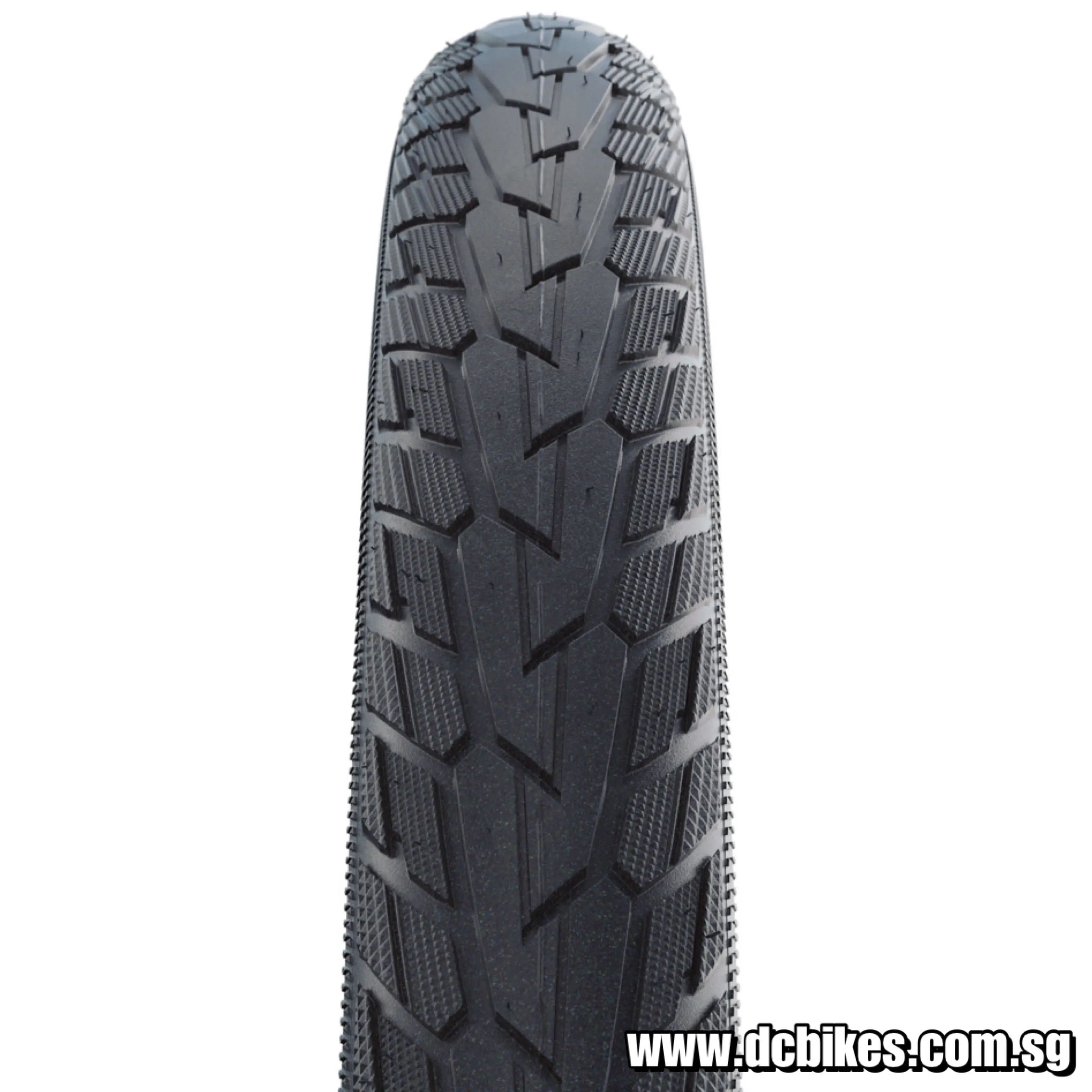 Schwalbe 14 X 1.3/8 Road Cruiser Wire Bead Tire - Active | Green Compound | K-Guard Black Bicycle Urban Wired Tire Etrto: 37-288 (1 Tyre)