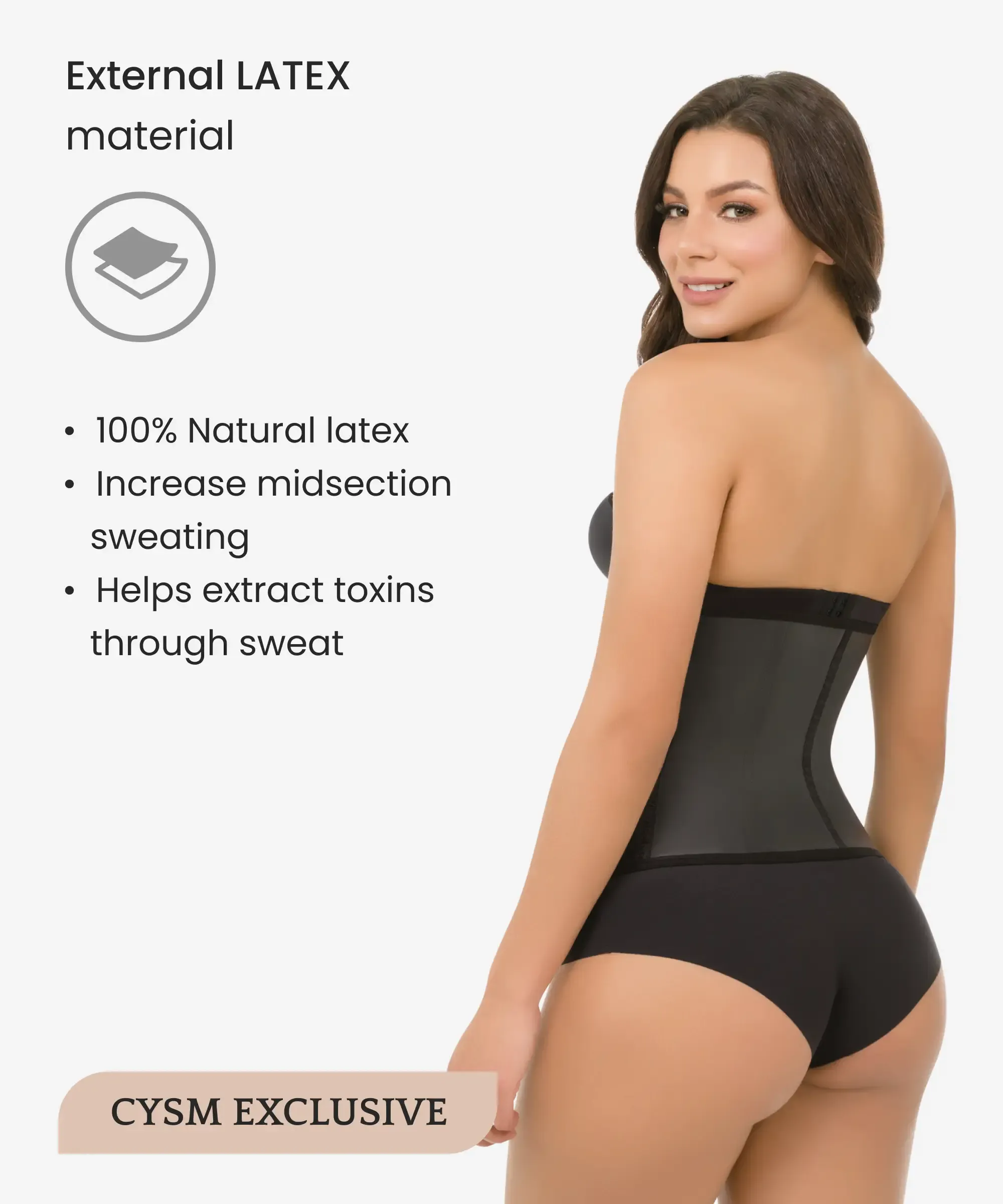Slimming thermal waist cincher - Style 1332