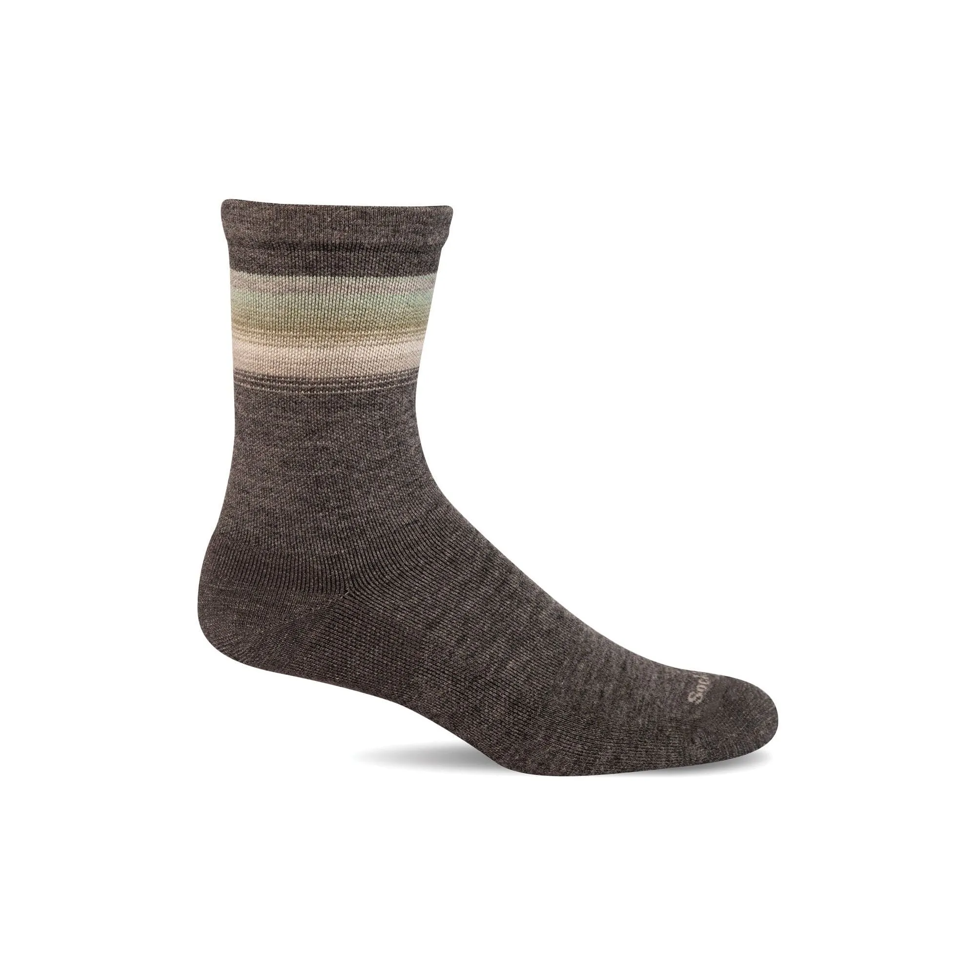 Sockwell Womens Plantar Cush Basic Crew Socks