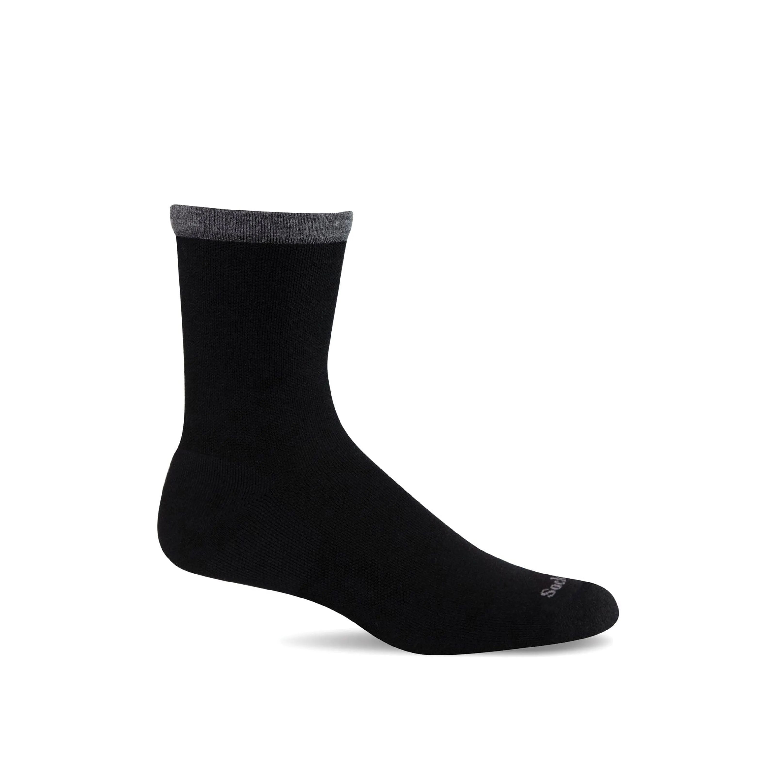 Sockwell Womens Plantar Cush Basic Crew Socks