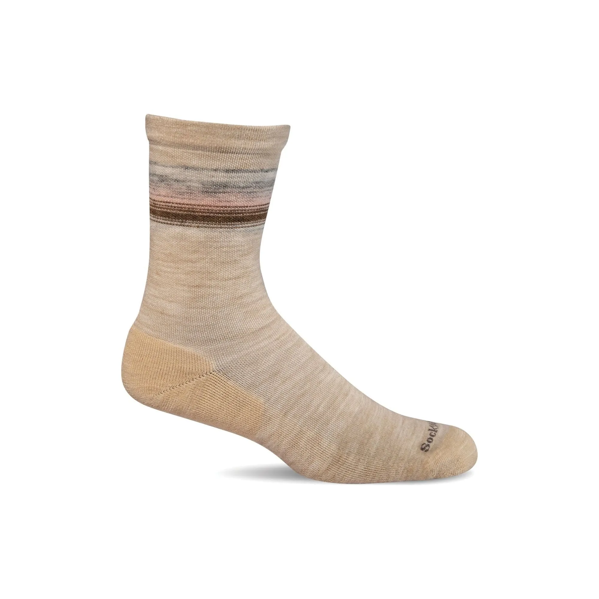 Sockwell Womens Plantar Cush Basic Crew Socks