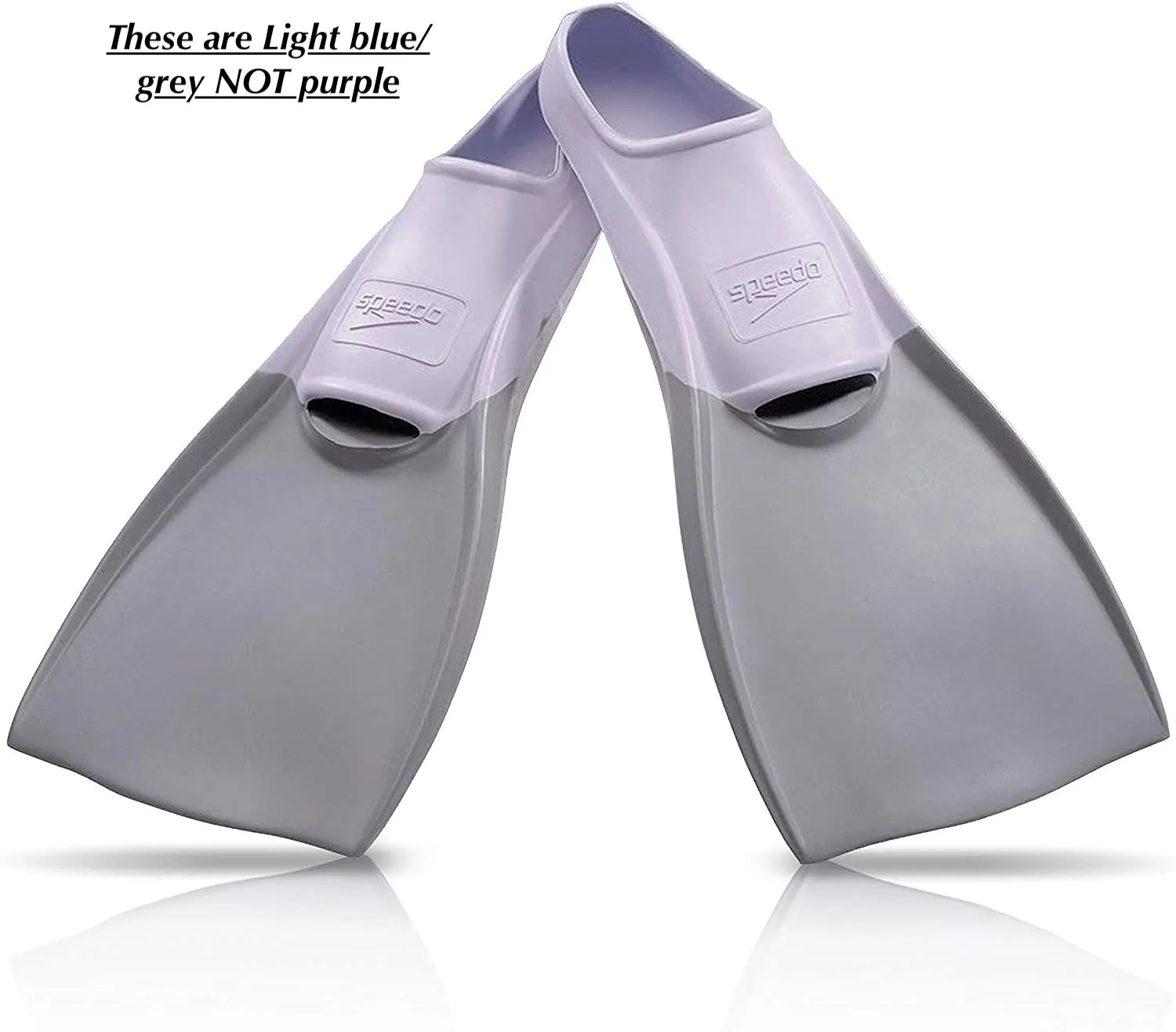Speedo Trialon competitive rubber swim fins, Sz Large! Fits Men shoe size 8-9, Women's 9-10!